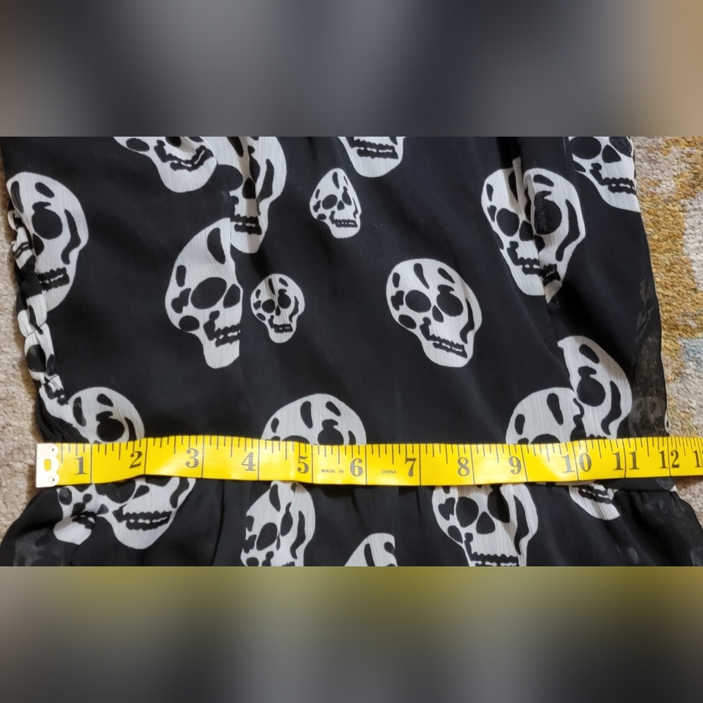 Black and Grey Skull Dress - Picture 7 of 8